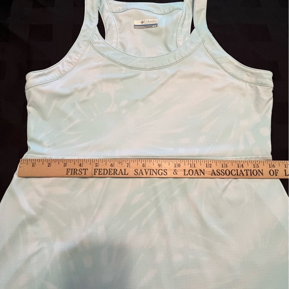 Columbia Sportswear Mint Green & White Dress. Size M - Picture 10 of 11